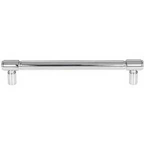 Top Knobs [TK3114PC] Die Cast Zinc Cabinet Pull Handle - Clarence Series - Oversized - Polished Chrome Finish - 6 5/16" C/C - 7 5/16" L