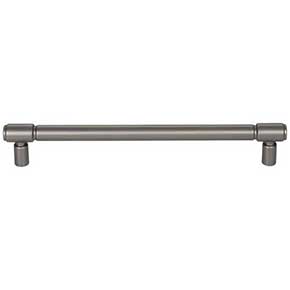 Top Knobs [TK3115AG] Die Cast Zinc Cabinet Pull Handle - Clarence Series - Oversized - Ash Gray Finish - 7 9/16" C/C - 8 9/16" L