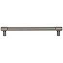 Top Knobs [TK3115AG] Die Cast Zinc Cabinet Pull Handle - Clarence Series - Oversized - Ash Gray Finish - 7 9/16" C/C - 8 9/16" L