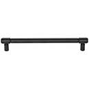 Top Knobs [TK3115BLK] Die Cast Zinc Cabinet Pull Handle - Clarence Series - Oversized - Flat Black Finish - 7 9/16&quot; C/C - 8 9/16&quot; L