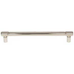 Top Knobs [TK3115PN] Die Cast Zinc Cabinet Pull Handle - Clarence Series - Oversized - Polished Nickel Finish - 7 9/16" C/C - 8 9/16" L