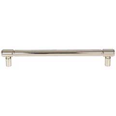 Top Knobs [TK3115PN] Die Cast Zinc Cabinet Pull Handle - Clarence Series - Oversized - Polished Nickel Finish - 7 9/16" C/C - 8 9/16" L