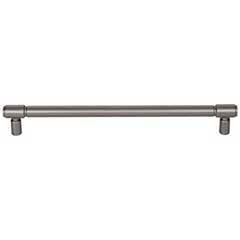 Top Knobs [TK3116AG] Die Cast Zinc Cabinet Pull Handle - Clarence Series - Oversized - Ash Gray Finish - 8 13/16" C/C - 9 13/16" L
