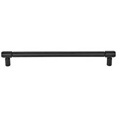 Top Knobs [TK3116BLK] Die Cast Zinc Cabinet Pull Handle - Clarence Series - Oversized - Flat Black Finish - 8 13/16" C/C - 9 13/16" L