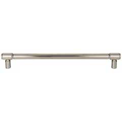 Top Knobs [TK3116BSN] Die Cast Zinc Cabinet Pull Handle - Clarence Series - Oversized - Brushed Satin Nickel Finish - 8 13/16&quot; C/C - 9 13/16&quot; L