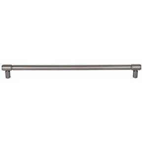 Top Knobs [TK3117AG] Die Cast Zinc Cabinet Pull Handle - Clarence Series - Oversized - Ash Gray Finish - 12" C/C - 13" L