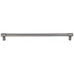 Top Knobs [TK3117AG] Die Cast Zinc Cabinet Pull Handle - Clarence Series - Oversized - Ash Gray Finish - 12&quot; C/C - 13&quot; L
