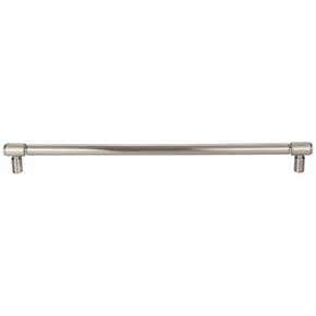 Top Knobs [TK3117BSN] Die Cast Zinc Cabinet Pull Handle - Clarence Series - Oversized - Brushed Satin Nickel Finish - 12" C/C - 13" L