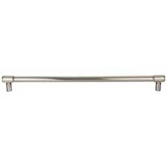Top Knobs [TK3117BSN] Die Cast Zinc Cabinet Pull Handle - Clarence Series - Oversized - Brushed Satin Nickel Finish - 12&quot; C/C - 13&quot; L