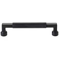 Top Knobs [TK3092BLK] Die Cast Zinc Cabinet Pull Handle - Cumberland Series - Oversized - Flat Black Finish - 5 1/16&quot; C/C - 5 11/16&quot; L