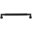 Top Knobs [TK3094BLK] Die Cast Zinc Cabinet Pull Handle - Cumberland Series - Oversized - Flat Black Finish - 7 9/16&quot; C/C - 8 3/16&quot; L