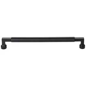 Top Knobs [TK3095BLK] Die Cast Zinc Cabinet Pull Handle - Cumberland Series - Oversized - Flat Black Finish - 8 13/16" C/C - 9 1/2" L