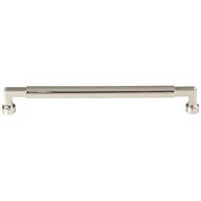 Top Knobs [TK3095PN] Die Cast Zinc Cabinet Pull Handle - Cumberland Series - Oversized - Polished Nickel Finish - 8 13/16" C/C - 9 1/2" L