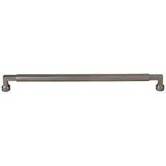 Top Knobs [TK3096AG] Die Cast Zinc Cabinet Pull Handle - Cumberland Series - Oversized - Ash Gray Finish - 12&quot; C/C - 12 5/8&quot; L