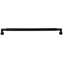 Top Knobs [TK3096BLK] Die Cast Zinc Cabinet Pull Handle - Cumberland Series - Oversized - Flat Black Finish - 12" C/C - 12 5/8" L