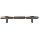 Top Knobs [TK3082AG] Die Cast Zinc Cabinet Pull Handle - Kingsmill Series - Oversized - Ash Gray Finish - 5 1/16&quot; C/C - 7 9/16&quot; L