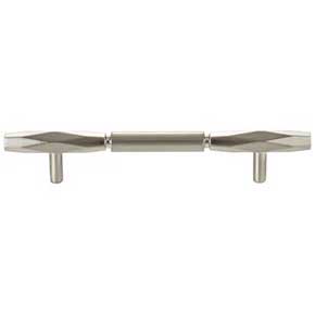 Top Knobs [TK3082BSN] Die Cast Zinc Cabinet Pull Handle - Kingsmill Series - Oversized - Brushed Satin Nickel Finish - 5 1/16" C/C - 7 9/16" L
