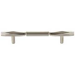 Top Knobs [TK3082BSN] Die Cast Zinc Cabinet Pull Handle - Kingsmill Series - Oversized - Brushed Satin Nickel Finish - 5 1/16&quot; C/C - 7 9/16&quot; L