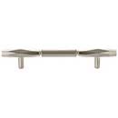 Top Knobs [TK3082BSN] Die Cast Zinc Cabinet Pull Handle - Kingsmill Series - Oversized - Brushed Satin Nickel Finish - 5 1/16" C/C - 7 9/16" L