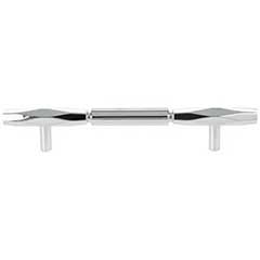 Top Knobs [TK3082PC] Die Cast Zinc Cabinet Pull Handle - Kingsmill Series - Oversized - Polished Chrome Finish - 5 1/16&quot; C/C - 7 9/16&quot; L