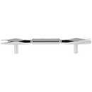 Top Knobs [TK3082PC] Die Cast Zinc Cabinet Pull Handle - Kingsmill Series - Oversized - Polished Chrome Finish - 5 1/16" C/C - 7 9/16" L