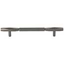 Top Knobs [TK3083AG] Die Cast Zinc Cabinet Pull Handle - Kingsmill Series - Oversized - Ash Gray Finish - 6 5/16" C/C - 8 13/16" L