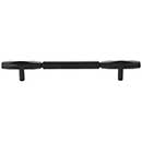 Top Knobs [TK3083BLK] Die Cast Zinc Cabinet Pull Handle - Kingsmill Series - Oversized - Flat Black Finish - 6 5/16" C/C - 8 13/16" L