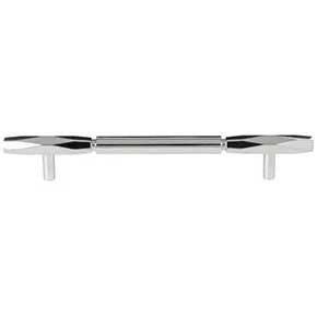 Top Knobs [TK3083PC] Die Cast Zinc Cabinet Pull Handle - Kingsmill Series - Oversized - Polished Chrome Finish - 6 5/16" C/C - 8 13/16" L