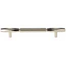 Top Knobs [TK3083PN] Die Cast Zinc Cabinet Pull Handle - Kingsmill Series - Oversized - Polished Nickel Finish - 6 5/16" C/C - 8 13/16" L