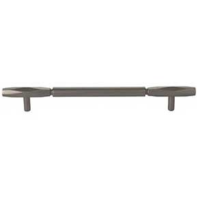 Top Knobs [TK3084AG] Die Cast Zinc Cabinet Pull Handle - Kingsmill Series - Oversized - Ash Gray Finish - 7 9/16" C/C - 10 1/16" L