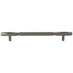 Top Knobs [TK3084AG] Die Cast Zinc Cabinet Pull Handle - Kingsmill Series - Oversized - Ash Gray Finish - 7 9/16&quot; C/C - 10 1/16&quot; L