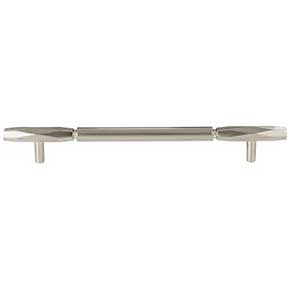 Top Knobs [TK3084BSN] Die Cast Zinc Cabinet Pull Handle - Kingsmill Series - Oversized - Brushed Satin Nickel Finish - 7 9/16" C/C - 10 1/16" L