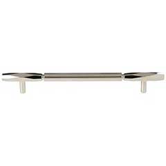Top Knobs [TK3084PN] Die Cast Zinc Cabinet Pull Handle - Kingsmill Series - Oversized - Polished Nickel Finish - 7 9/16&quot; C/C - 10 1/16&quot; L