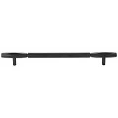 Top Knobs [TK3085BLK] Die Cast Zinc Cabinet Pull Handle - Kingsmill Series - Oversized - Flat Black Finish - 8 13/16&quot; C/C - 11 5/16&quot; L