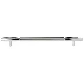 Top Knobs [TK3085PC] Die Cast Zinc Cabinet Pull Handle - Kingsmill Series - Oversized - Polished Chrome Finish - 8 13/16" C/C - 11 5/16" L
