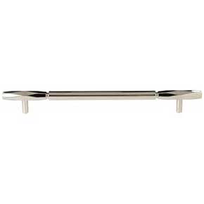 Top Knobs [TK3085PN] Die Cast Zinc Cabinet Pull Handle - Kingsmill Series - Oversized - Polished Nickel Finish - 8 13/16" C/C - 11 5/16" L