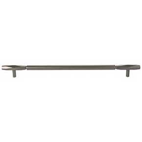 Top Knobs [TK3086AG] Die Cast Zinc Cabinet Pull Handle - Kingsmill Series - Oversized - Ash Gray Finish - 12" C/C - 14 1/2" L