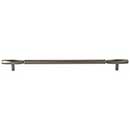 Top Knobs [TK3086AG] Die Cast Zinc Cabinet Pull Handle - Kingsmill Series - Oversized - Ash Gray Finish - 12" C/C - 14 1/2" L