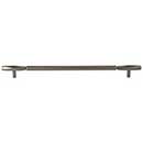 Top Knobs [TK3086AG] Die Cast Zinc Cabinet Pull Handle - Kingsmill Series - Oversized - Ash Gray Finish - 12&quot; C/C - 14 1/2&quot; L