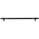 Top Knobs [TK3086BLK] Die Cast Zinc Cabinet Pull Handle - Kingsmill Series - Oversized - Flat Black Finish - 12" C/C - 14 1/2" L