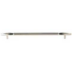 Top Knobs [TK3086PN] Die Cast Zinc Cabinet Pull Handle - Kingsmill Series - Oversized - Polished Nickel Finish - 12&quot; C/C - 14 1/2&quot; L