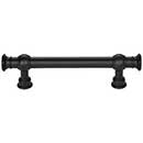 Top Knobs [TK3121BLK] Die Cast Zinc Cabinet Pull Handle - Ormonde Series - Standard Size - Flat Black Finish - 3 3/4&quot; C/C - 5 1/2&quot; L