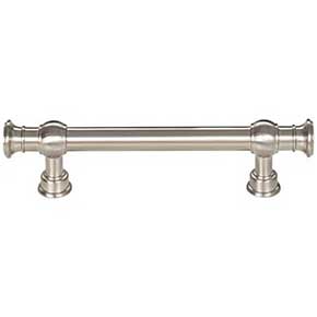 Top Knobs [TK3121BSN] Die Cast Zinc Cabinet Pull Handle - Ormonde Series - Standard Size - Brushed Satin Nickel Finish - 3 3/4" C/C - 5 1/2" L