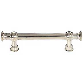 Top Knobs [TK3121PN] Die Cast Zinc Cabinet Pull Handle - Ormonde Series - Standard Size - Polished Nickel Finish - 3 3/4" C/C - 5 1/2" L