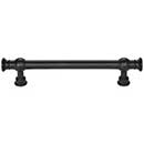 Top Knobs [TK3122BLK] Die Cast Zinc Cabinet Pull Handle - Ormonde Series - Oversized - Flat Black Finish - 5 1/16" C/C - 6 13/16" L