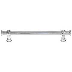 Top Knobs [TK3123PC] Die Cast Zinc Cabinet Pull Handle - Ormonde Series - Oversized - Polished Chrome Finish - 6 5/16&quot; C/C - 8&quot; L