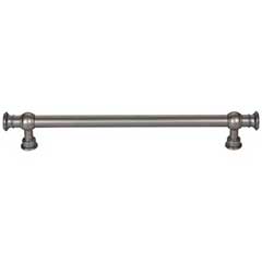 Top Knobs [TK3124AG] Die Cast Zinc Cabinet Pull Handle - Ormonde Series - Oversized - Ash Gray Finish - 7 9/16" C/C - 9 5/16" L