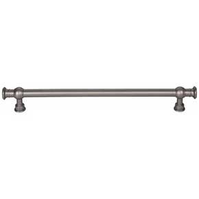 Top Knobs [TK3125AG] Die Cast Zinc Cabinet Pull Handle - Ormonde Series - Oversized - Ash Gray Finish - 8 13/16" C/C - 10 1/2" L
