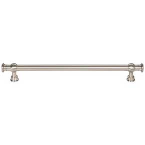 Top Knobs [TK3125BSN] Die Cast Zinc Cabinet Pull Handle - Ormonde Series - Oversized - Brushed Satin Nickel Finish - 8 13/16" C/C - 10 1/2" L