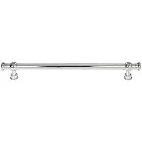 Top Knobs [TK3125PC] Die Cast Zinc Cabinet Pull Handle - Ormonde Series - Oversized - Polished Chrome Finish - 8 13/16" C/C - 10 1/2" L